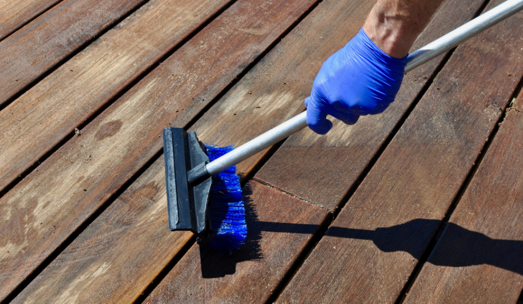 Deck cleaning services